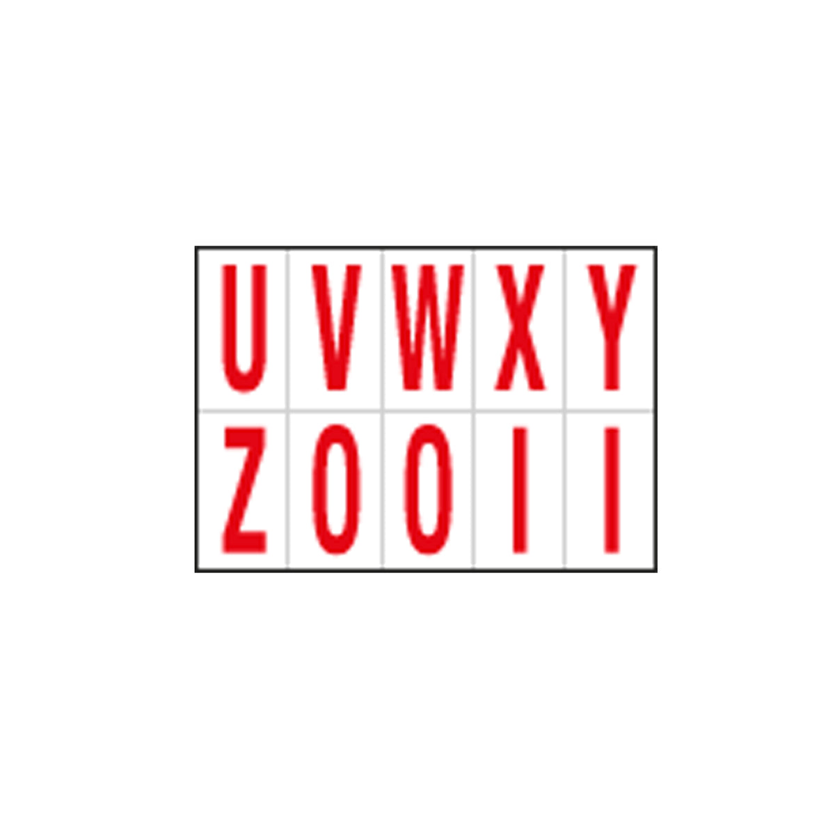cartelli-segnalatori-foglio-10-lettere-autoadesivi-u-z-rosso-bianco-56x99mm