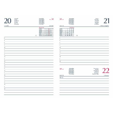 cartucciaperfetta-agenda-2026-giornaliera-s-d-abbinati-11x16-5-cm-gommato-rosso-26-062100403c