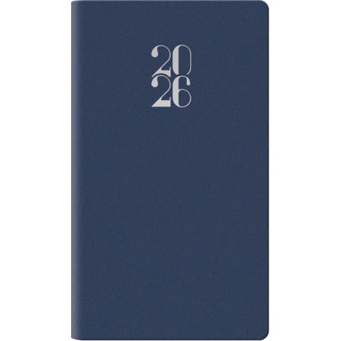 cartucciaperfetta-agenda-2026-settimanale-tascabile-8x14-cm-gommato-blu-26-055200401c