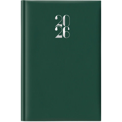 cartucciaperfetta-agenda-giornaliera-2026-formato-11-x-16-5-cm-copertina-verde-gommata-26-062100404c