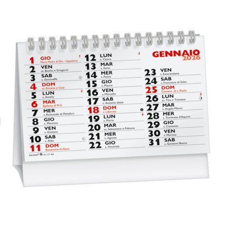 cartucciaperfetta-calendario-tavolo-2026-wire-o-13-fogli-14-4x10-2-cm-rosso-nero-26-ct400