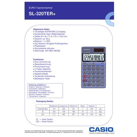 casio-calcolatrice-tascabile-12-cifre-solare-batteria-blu-scuro-sl-320ter-wa-ep