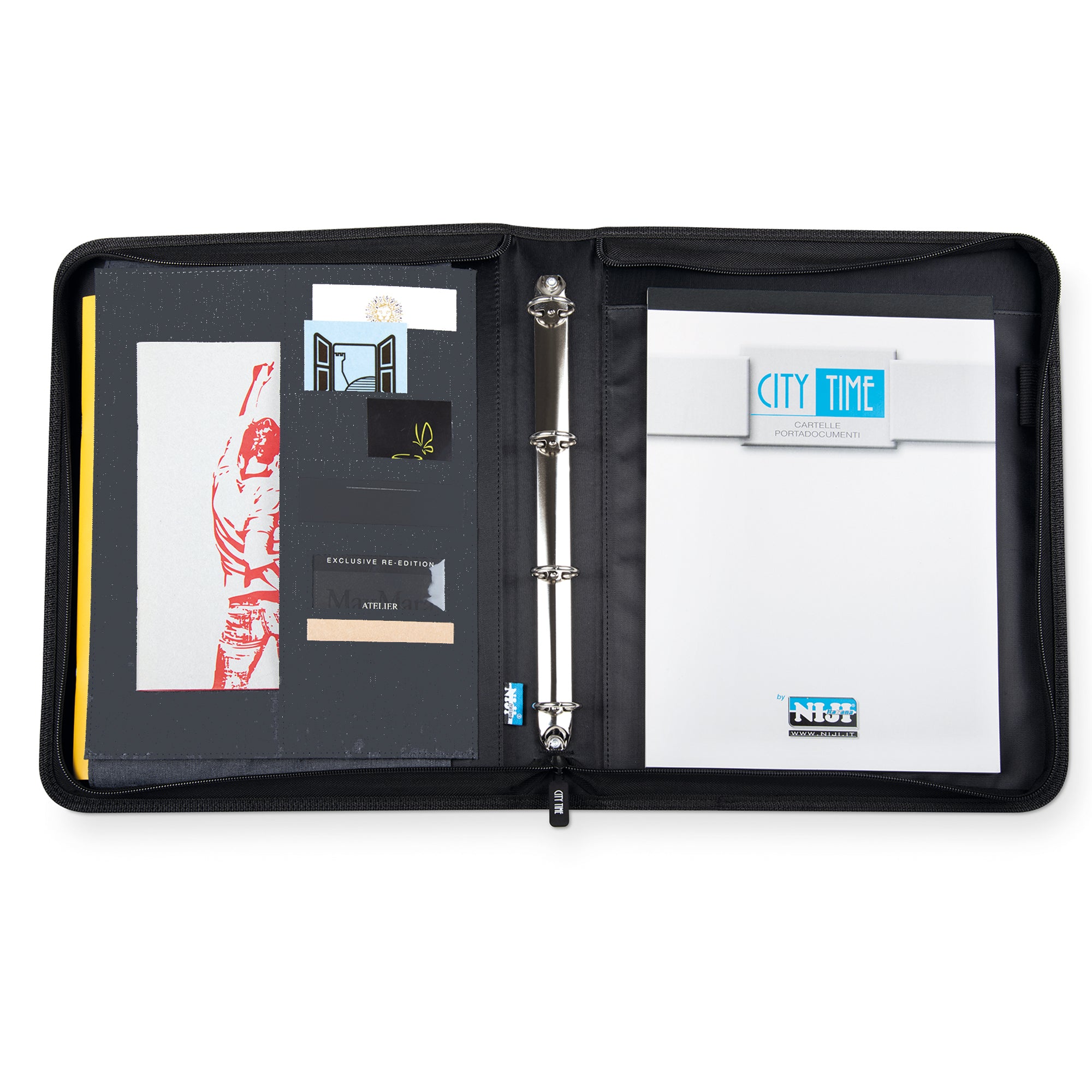 city-time-portablocco-anelli-28-5x36cm-nero-bicolore