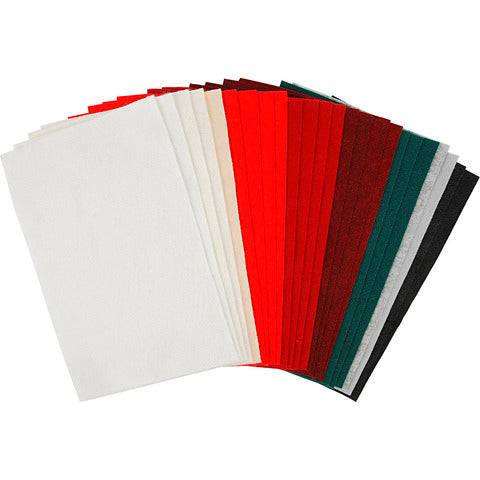 creativ-company-fogli-feltro-formato-20x30-cm-spess-1-5-mm-180-200-g-mq-conf-24-ff-colori-natalizi-