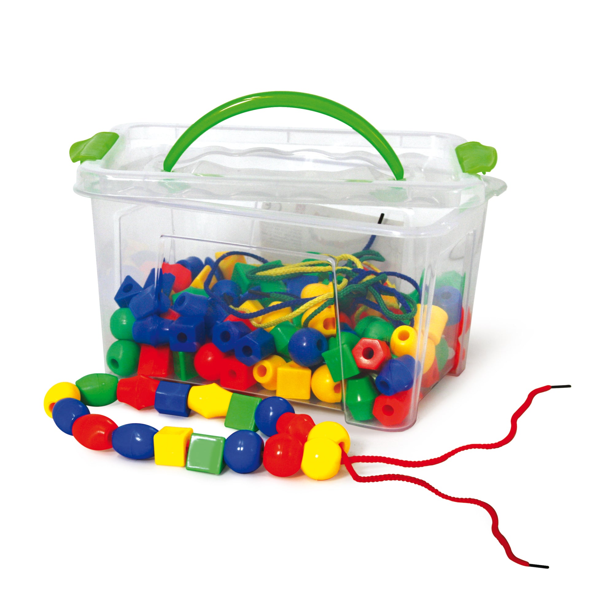 cwr-bauletto-140pz-perle-plastica-2cm-colori-forme-assortiti