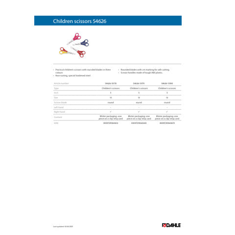 dahle-forbici-bambini-13-cm-punte-arrotondate-assortiti-r054627