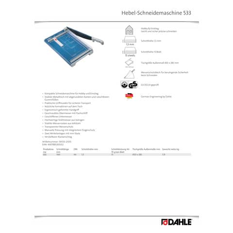 dahle-taglierina-leva-533