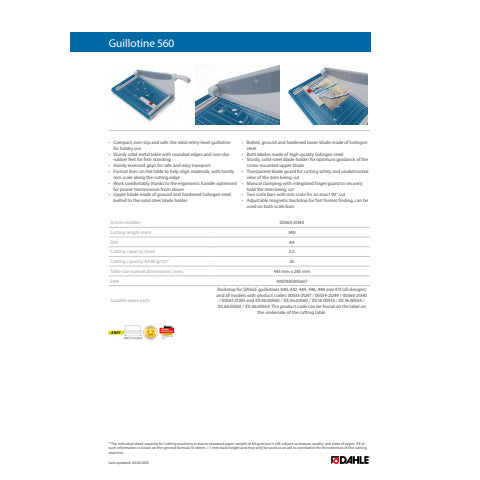 dahle-taglierina-leva-pressino-manuale-luce-350-2-5-mm-r000560