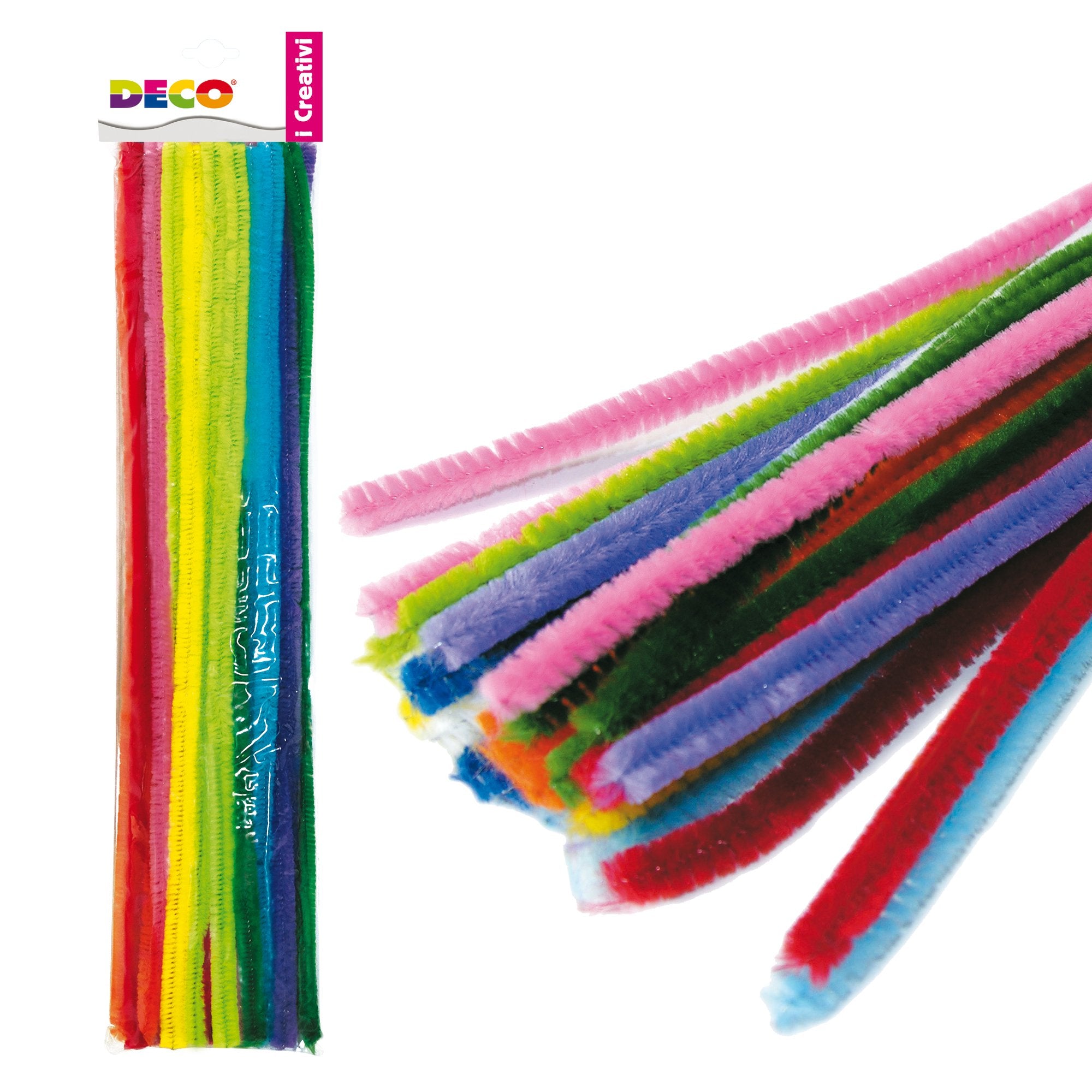 deco-ciniglia-animata-stelo-9mm-colori-assortiti-busta-30-fili
