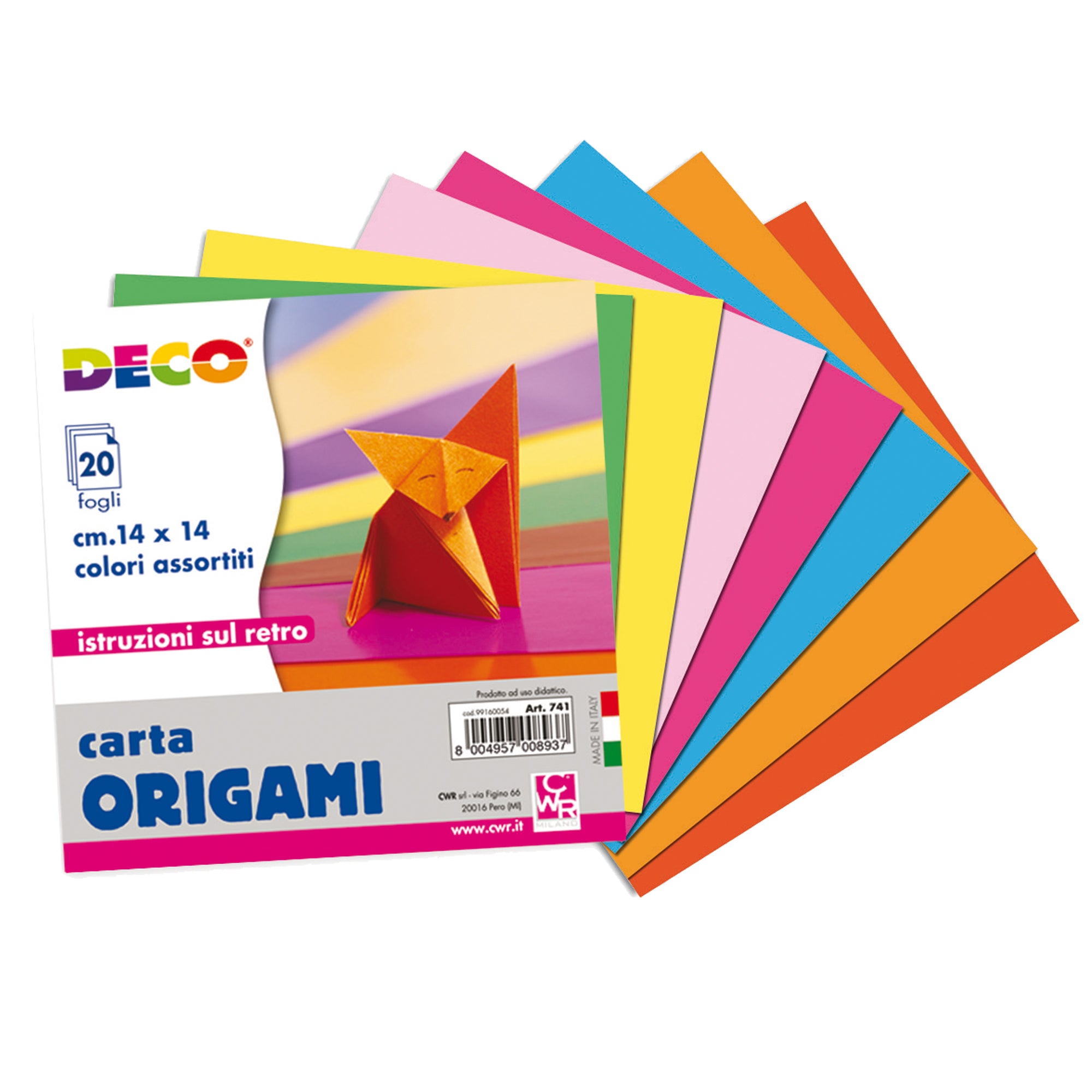 deco-confezione-20-fogli-carta-origami-14x14cm-colori-assortiti