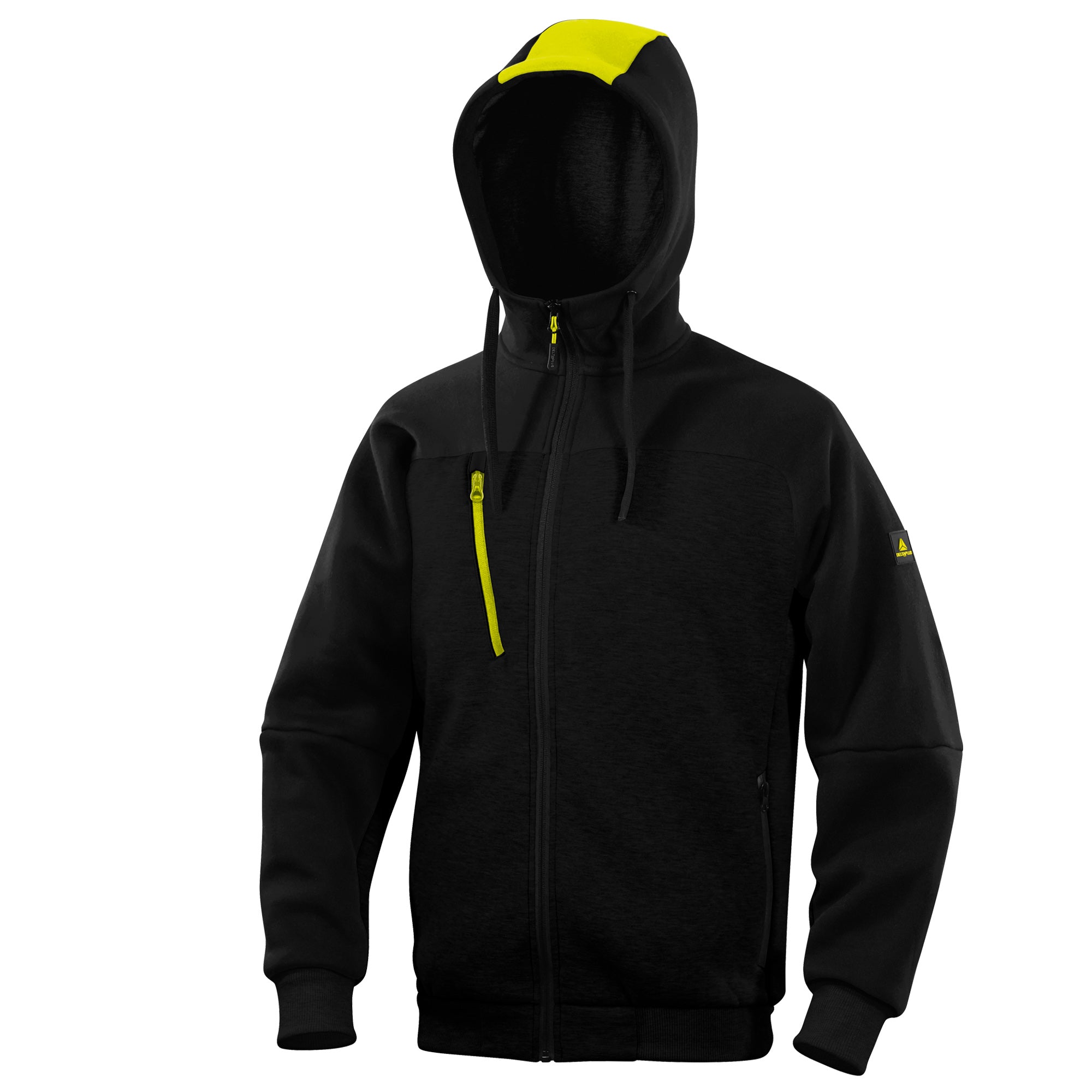 deltaplus-felpa-cappuccio-borgo-taglia-xl-nero-giallo