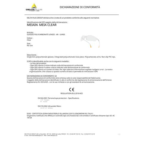 deltaplus-occhiali-meya-monoblocco-policarbonato-terminali-pvc-antiscivolo-trasparente-meiain