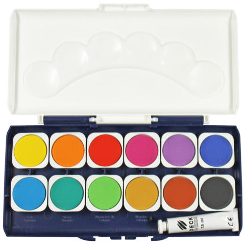 donau-acquerelli-tempera-bianca-7-5-ml-conf-12-godet-1-tubetto-colori-assortiti-330204