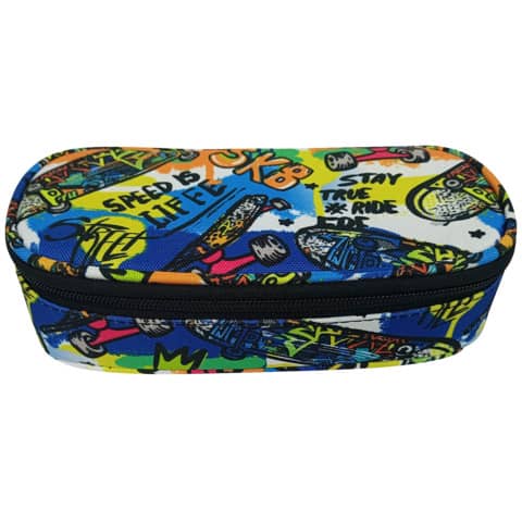 donau-astuccio-cerniera-piccolo-21x5-5x10-5-cm-motivo-skater-colorato-322131084