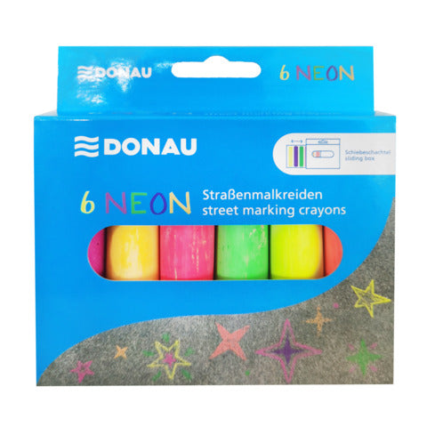 donau-gessetti-conf-6-pezzi-colori-assortiti-neon-330461