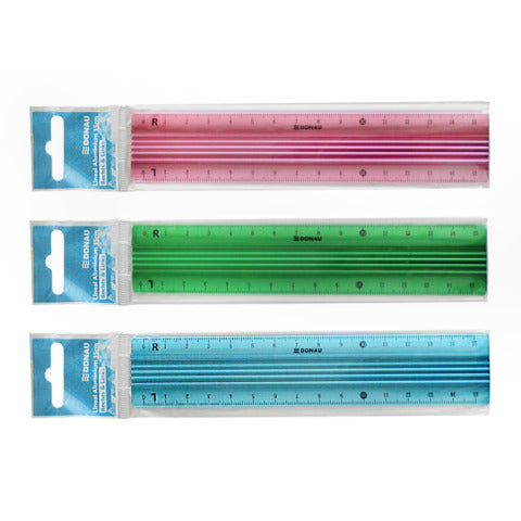 donau-righello-alluminio-colorato-15-cm-conf-12-pezzi-3-colori-assortiti-322294099