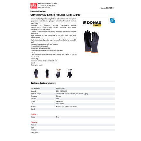 donau-safety-guanti-lavoro-nylon-rivestiti-schiuma-nitrile-palmo-tg-7-conf-12-pz-32061721-07