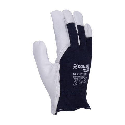 donau-safety-guanti-lavoro-pelle-capra-polsino-elastico-bianco-blu-navy-conf-12-pz-tg-9-l-32113221-09