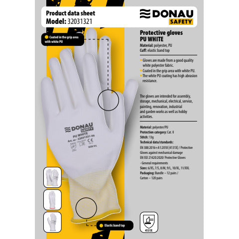 donau-safety-guanti-lavoro-pl-spalmati-pu-bianco-palmo-tg-9-conf-12-pz-32031321-09