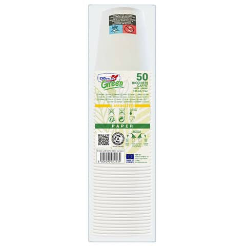 dopla-green-bicchieri-carta-marcati-bianco-100-ml-conf-50-pz-42158