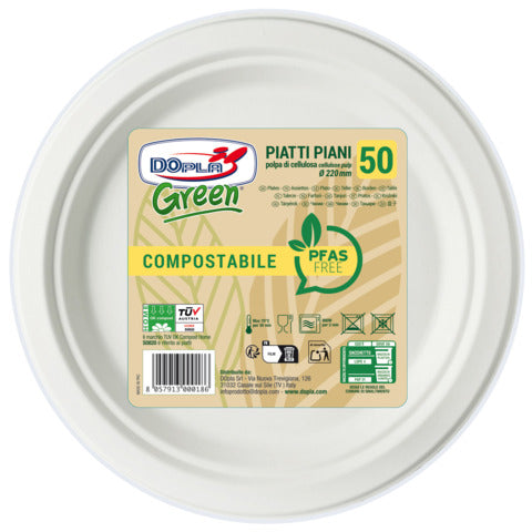 dopla-green-piatti-piani-polpa-pfas-free-bianco-diametro-220-mm-conf-50-pz-07902