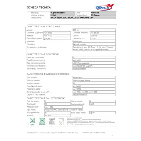 dopla-reusable-bicchieri-arancioni-polistirene-conf-30-pz-230-ml-22696