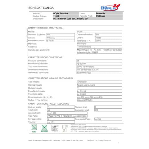 dopla-reusable-piatti-fondi-rosso-polistirene-h-32-mm-conf-25-pz-diametro-205-mm-11840