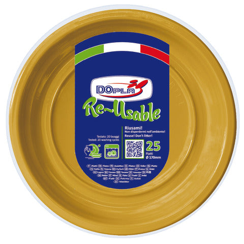 dopla-reusable-piatti-frutta-polistirene-oro-conf-25-pz-diametro-170-mm-11822