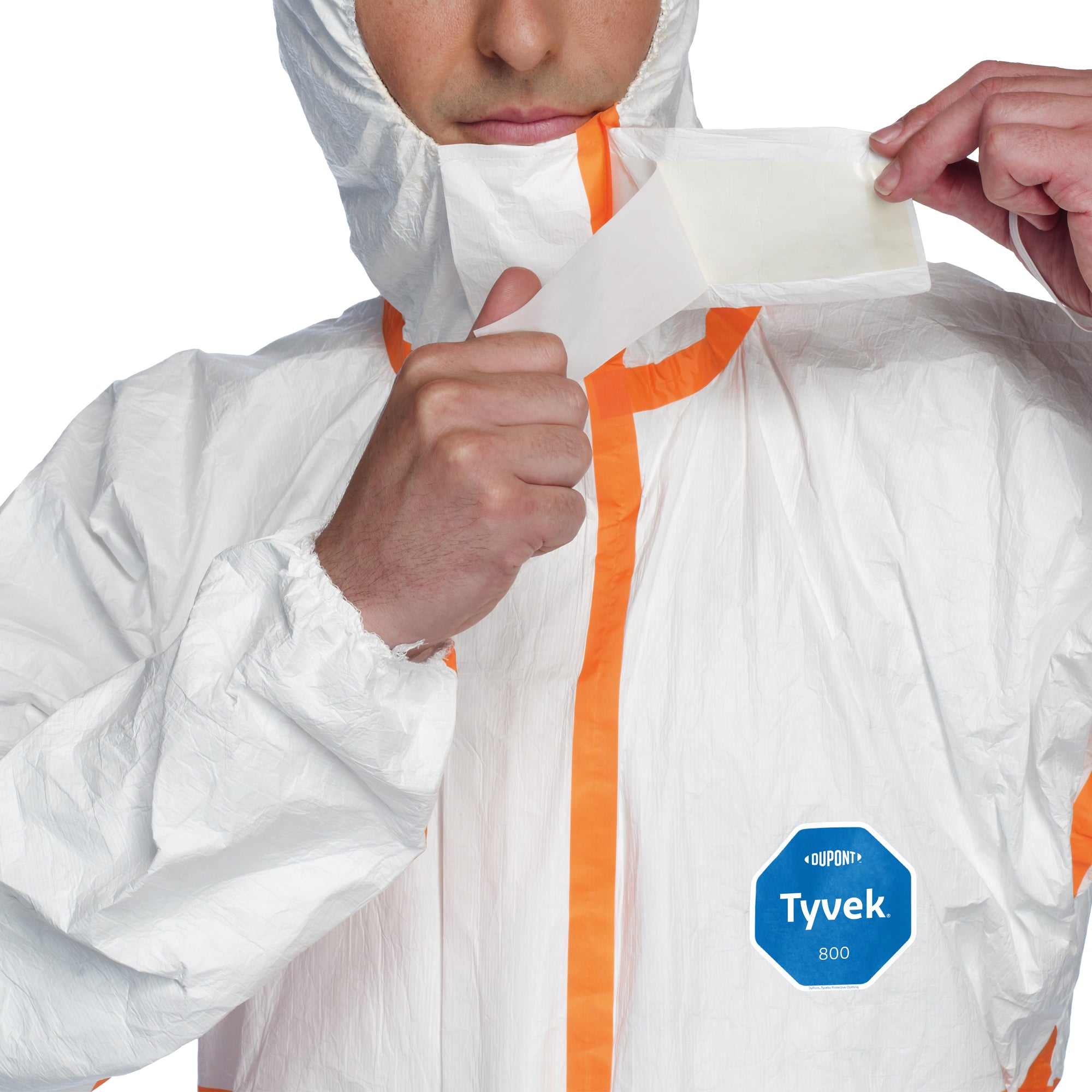 dupont-tuta-tyvek-800j-c-nastrature-arancione-tg-l-bianco