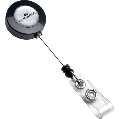 durable-accessori-portanomi-portabadge-chiocciole-yo-yo-rotonda-plastica-conf-10-815258