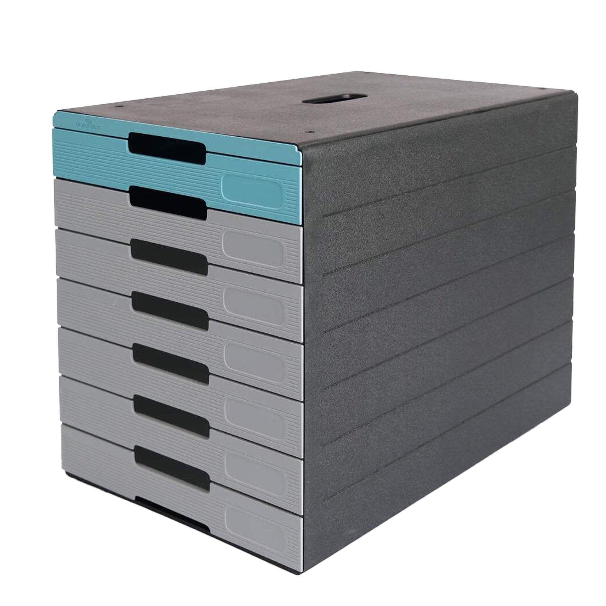 durable-cassettiera-7-cassetti-idealbox-pro-7-azzurro