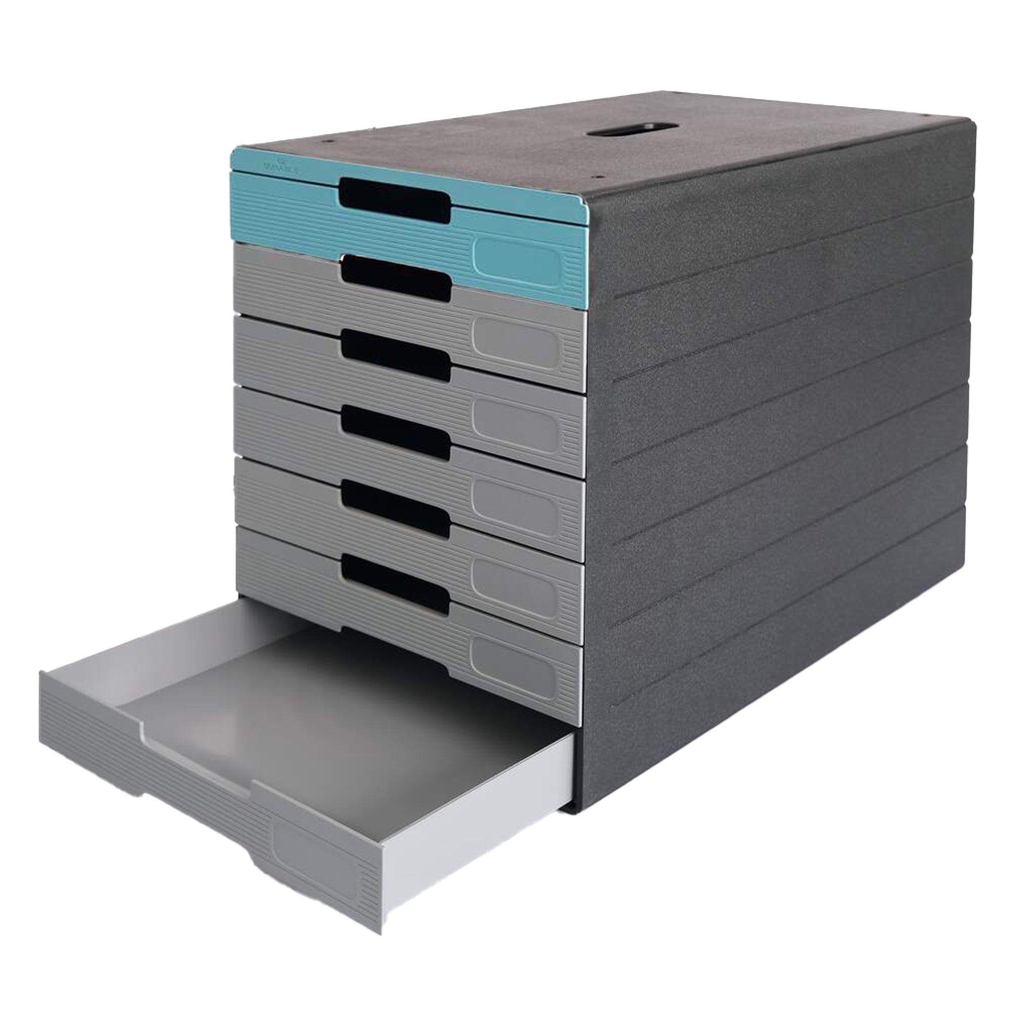 durable-cassettiera-7-cassetti-idealbox-pro-7-azzurro