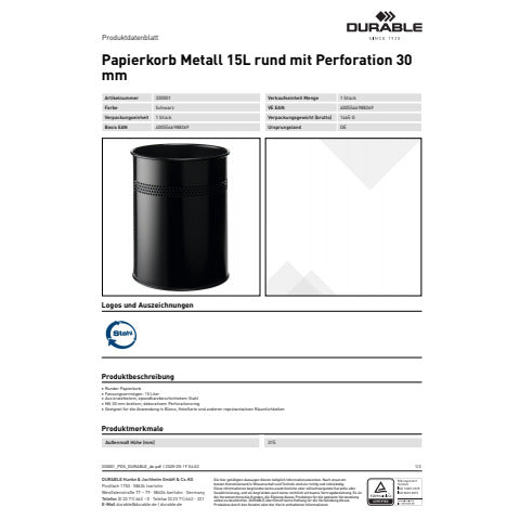 durable-cestino-gettacarte-cilindrico-superficie-perforata-acciaio-15-l-nero-330001