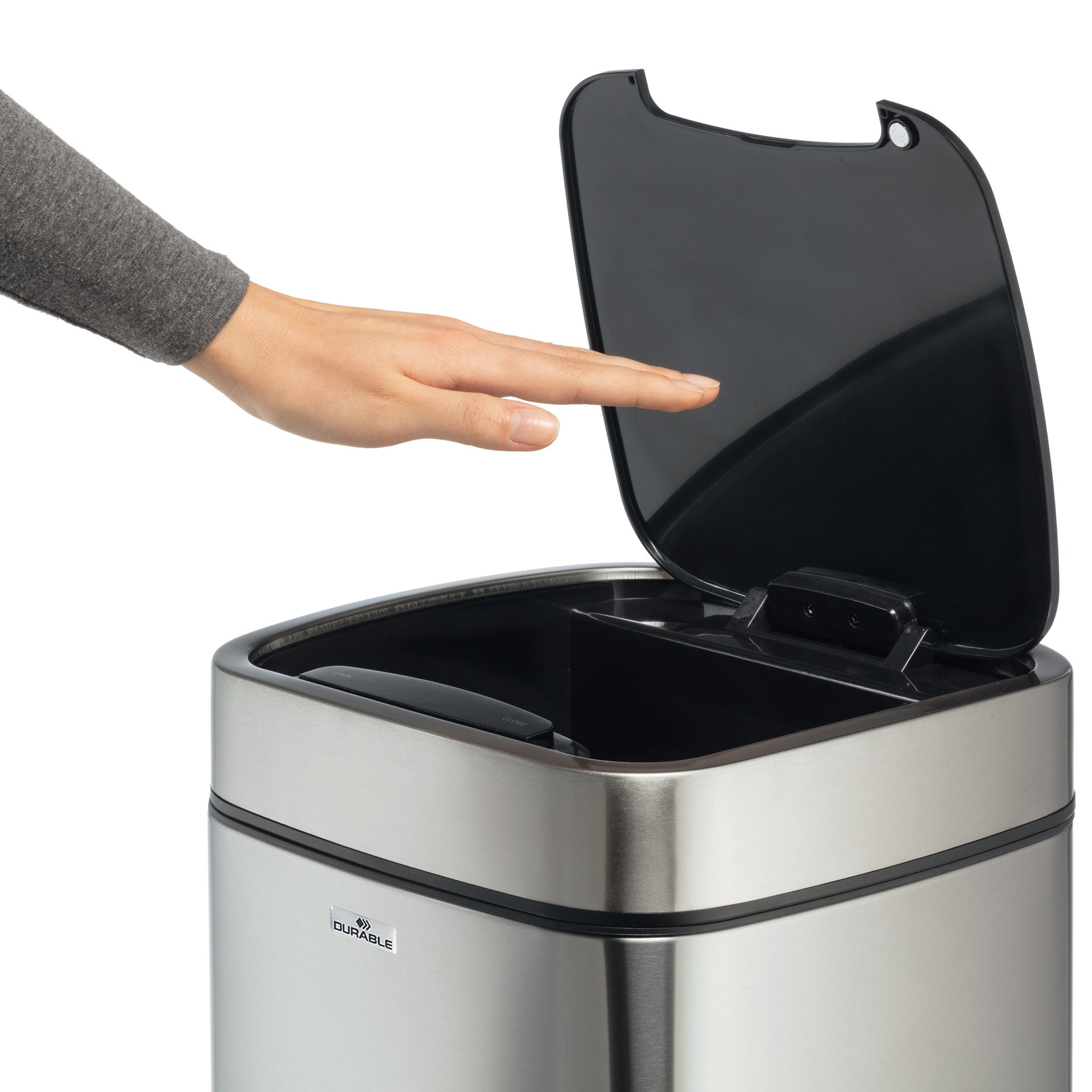 durable-cestino-sensore-no-touch-35l-argento-metallizzato