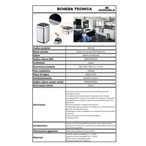 durable-cestino-sensore-no-touch-argento-metallizzato-capienza-12-lt-3421-23