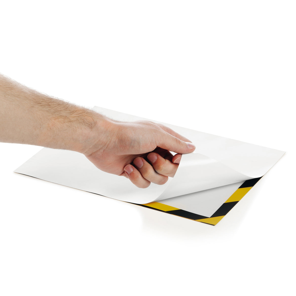 durable-cornice-adesiva-duraframe-security-a4-21x29-7cm-giallo-nero