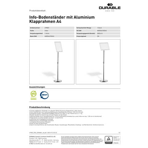 durable-espositore-pavimento-cornice-scatto-alluminio-formato-a4-4798-23