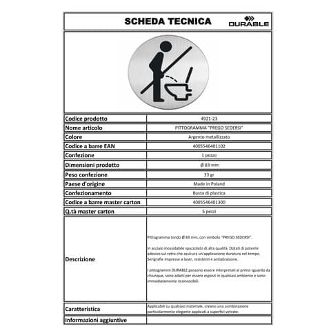 durable-pittogramma-adesivo-prego-sedersi-argento-metallizzato-diametro-83-mm-492123