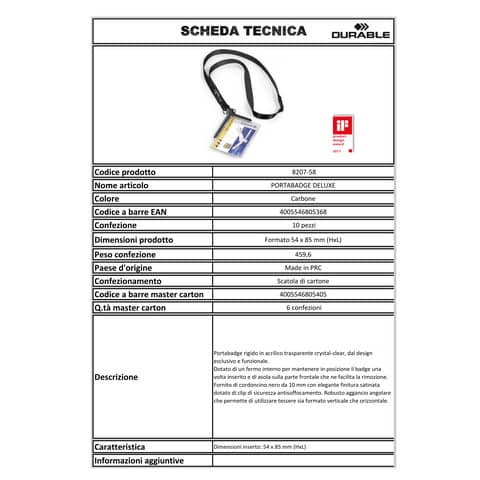 durable-portabadge-deluxe-54x85-mm-cordoncino-trasparente-conf-10-pezzi-820758