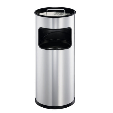 durable-posacenere-colonna-acciaio-sabbia-cestino-base-tonda-h-62-x-diametro-26-cm-argento-metallizzato-333023