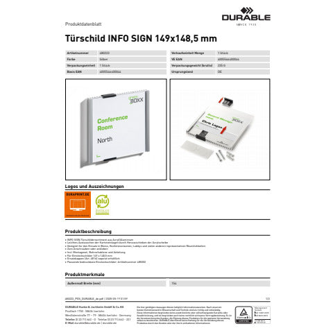 durable-targhe-info-sign-alluminio-acrilico-trasparente-argento-metallizzato-149x148-5-mm-480223
