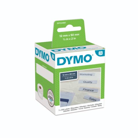 dymo-rotolo-220-etichette-labelwriter-cartelle-sospese-50x12-mm-bianco-s0722460