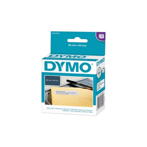 dymo-rotolo-500-etichette-labelwriter-indirizzi-54x25-mm-bianco-s0722520