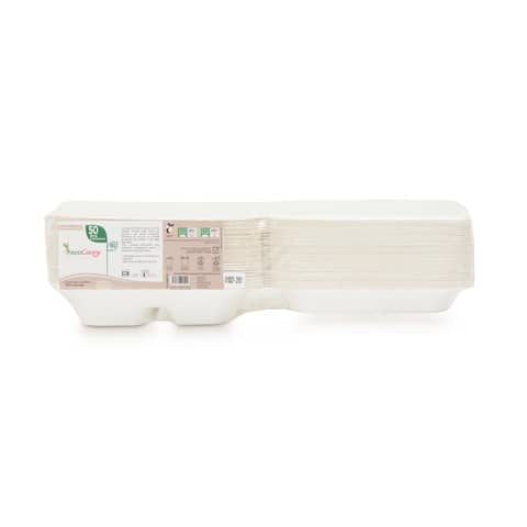 ecocanny-box-3-scomparti-bio-compostabili-take-away-bianco-200x200x70-mm-conf-50-pz-eco-hb08tris