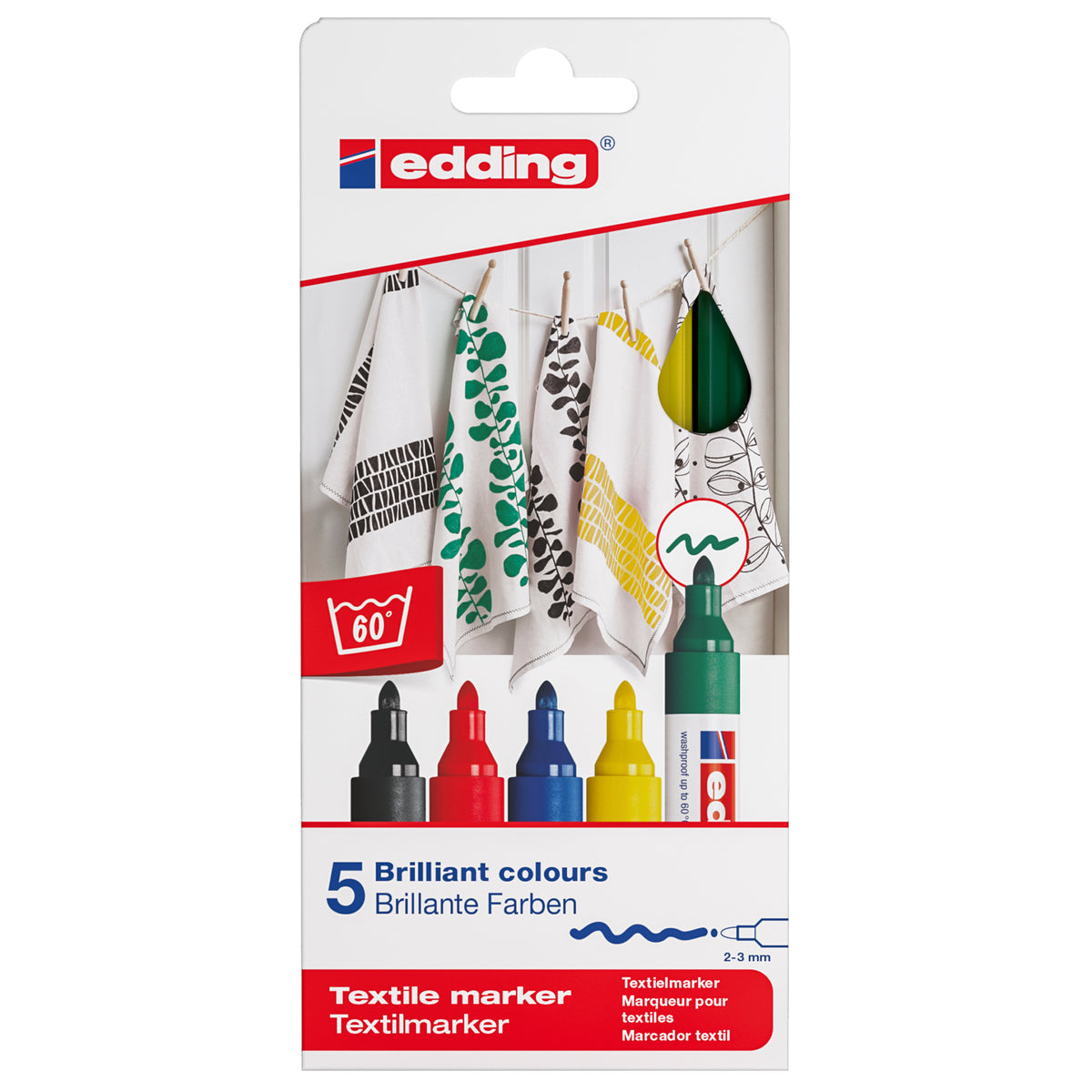 edding-astuccio-5-marcatore-4500-col-ass-pt-2-3mm-tessuto
