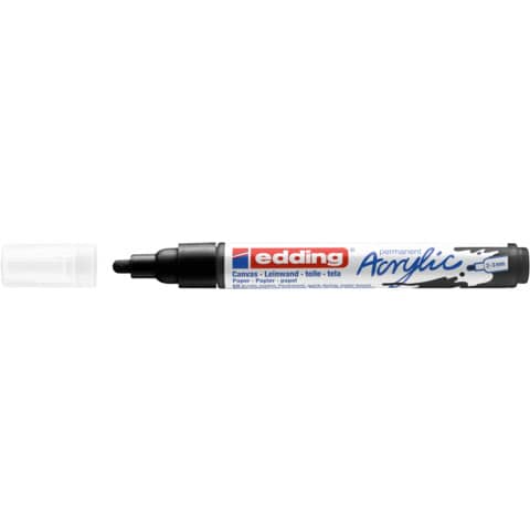 edding-marcatore-acrilico-5100-punta-tonda-2-3-mm-tratto-medio-nero-intenso-e-5100-901