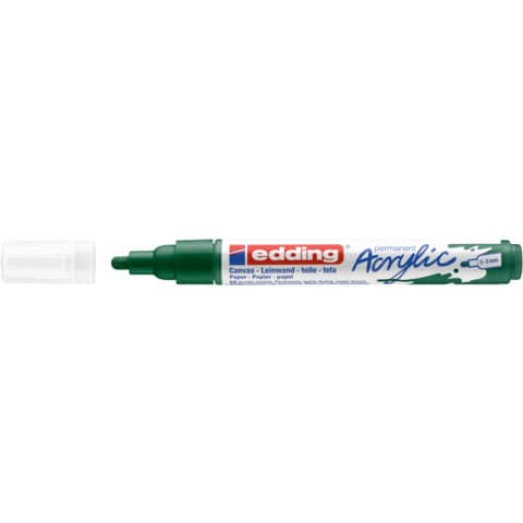 edding-marcatore-acrilico-5100-punta-tonda-2-3-mm-tratto-medio-verde-muschio-e-5100-904