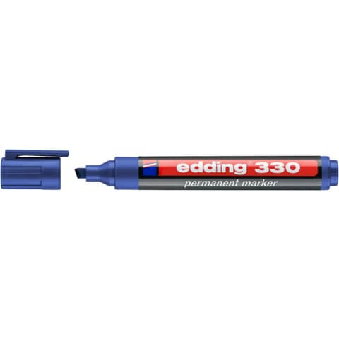 edding-marcatore-permanente-330-punta-scalpello-1-5-mm-blu-e-330-003