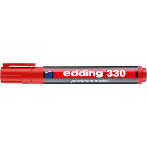 edding-marcatore-permanente-330-punta-scalpello-1-5-mm-rosso-e-330-002