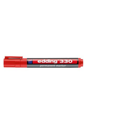 edding-marcatore-permanente-330-punta-scalpello-1-5-mm-rosso-e-330-002